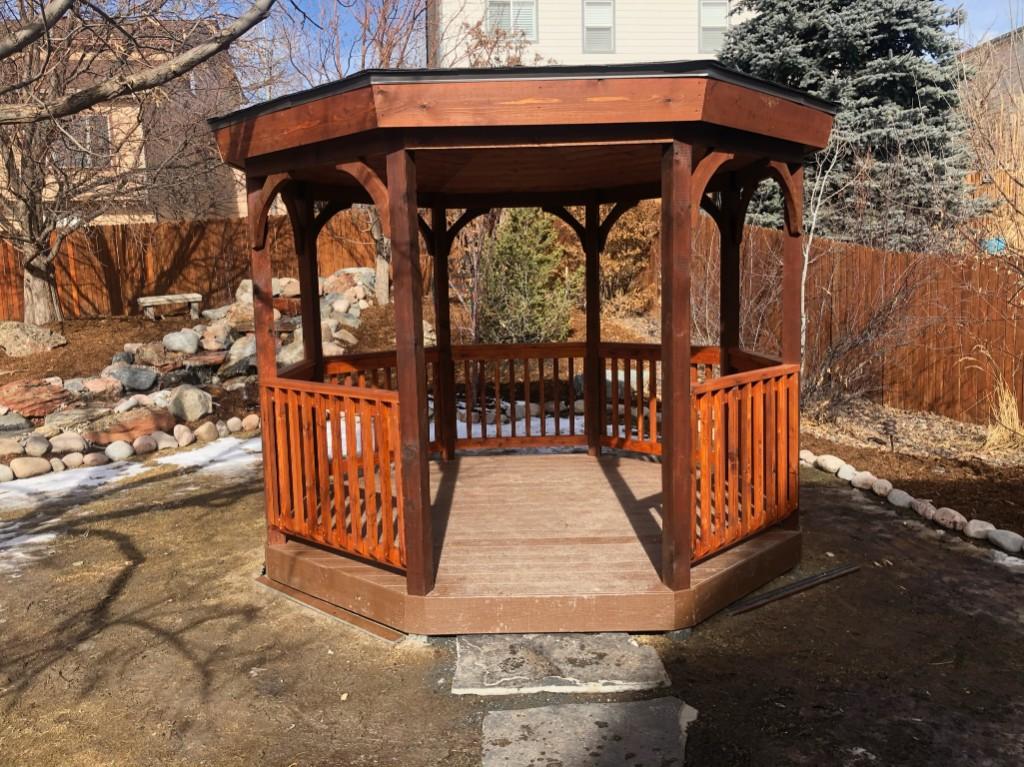 Octagonal Cedar Gazebo