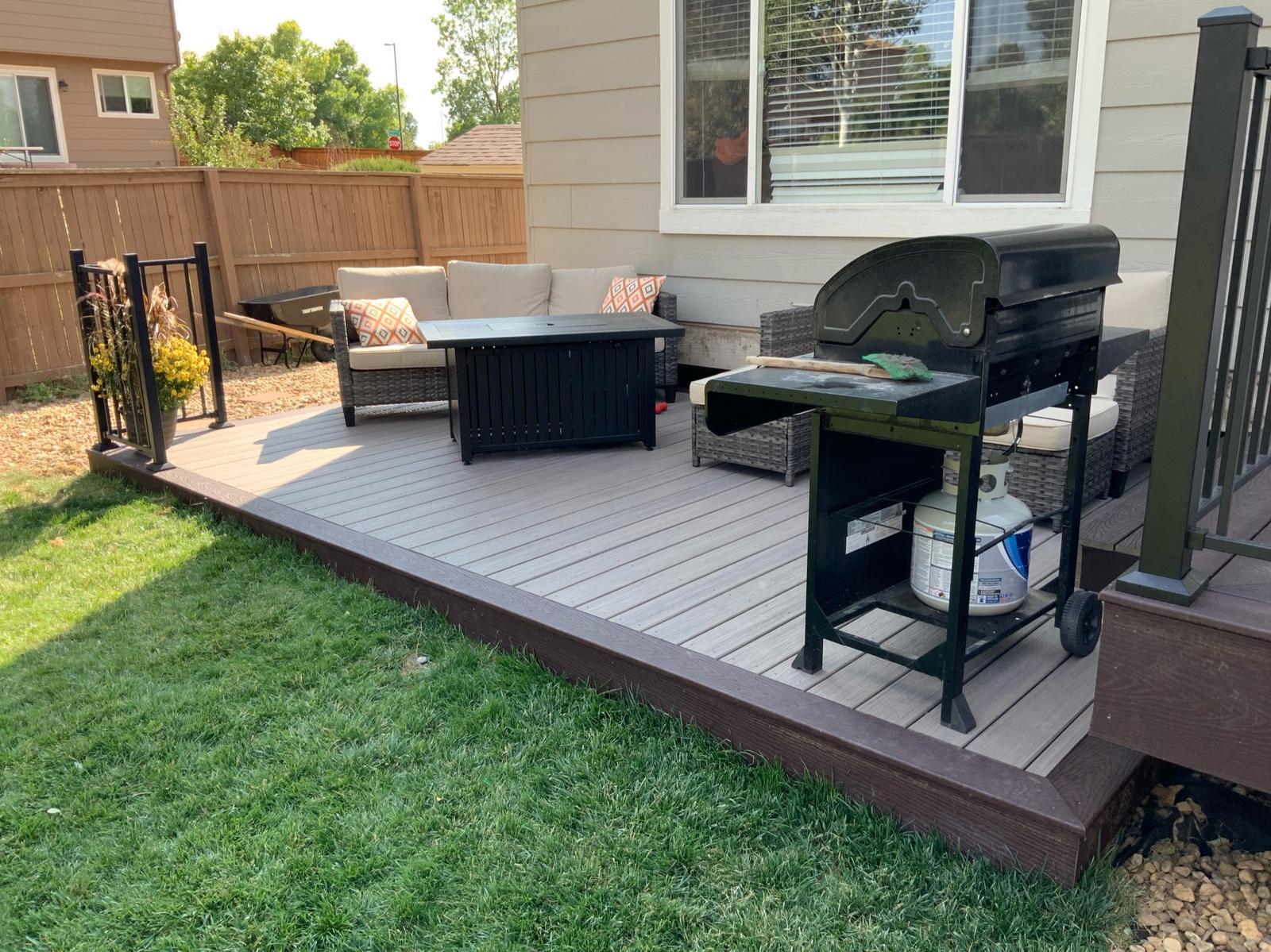 Backyard Entertaining Deck