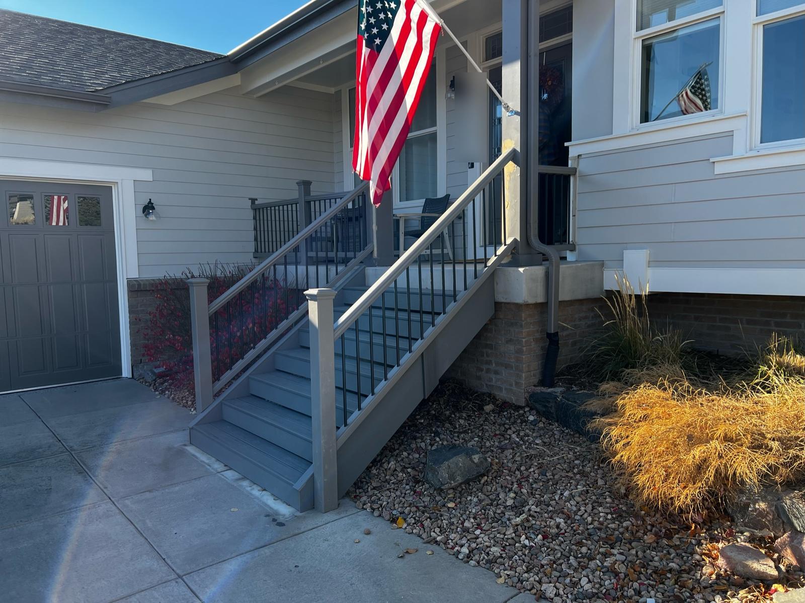 Composite Front Porch Stairs