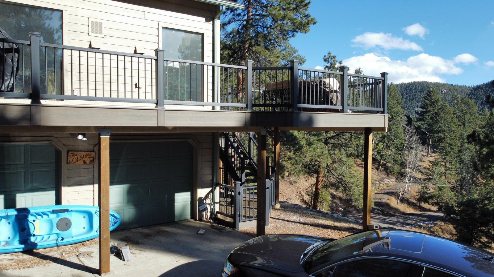Mountain Deck over Garage