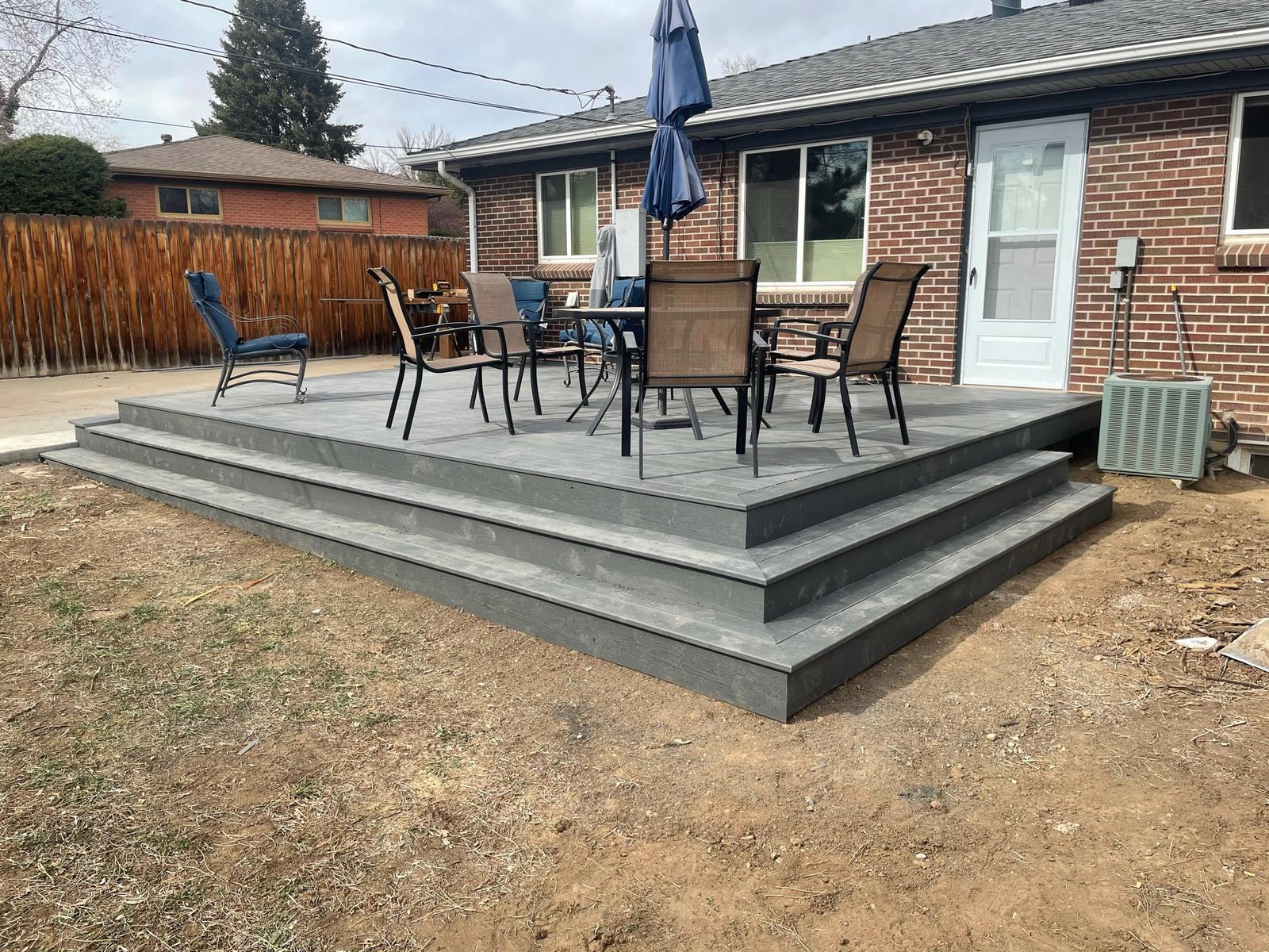 Tiered Patio Deck