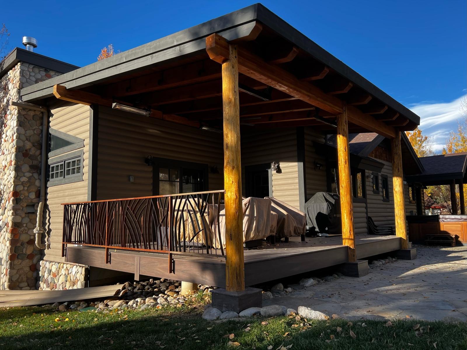 Timber-Frame Covered Patio